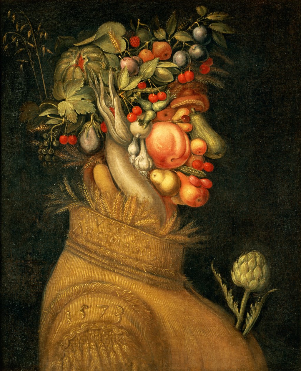 Verão de 1573 de Giuseppe Arcimboldo