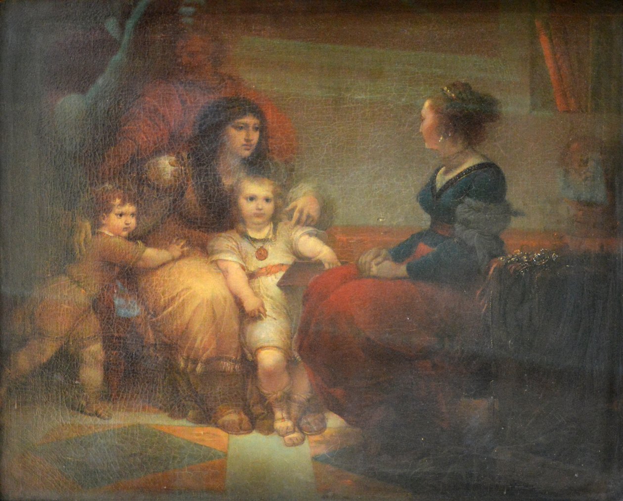 Cornelia, mãe dos Gracchi de Giuseppe Cades