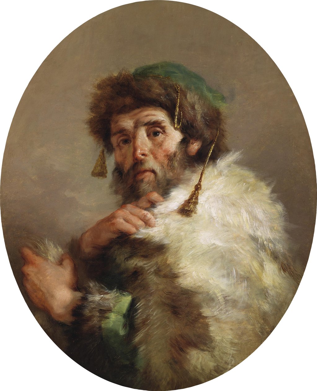 Alegoria do inverno de Giuseppe Nogari