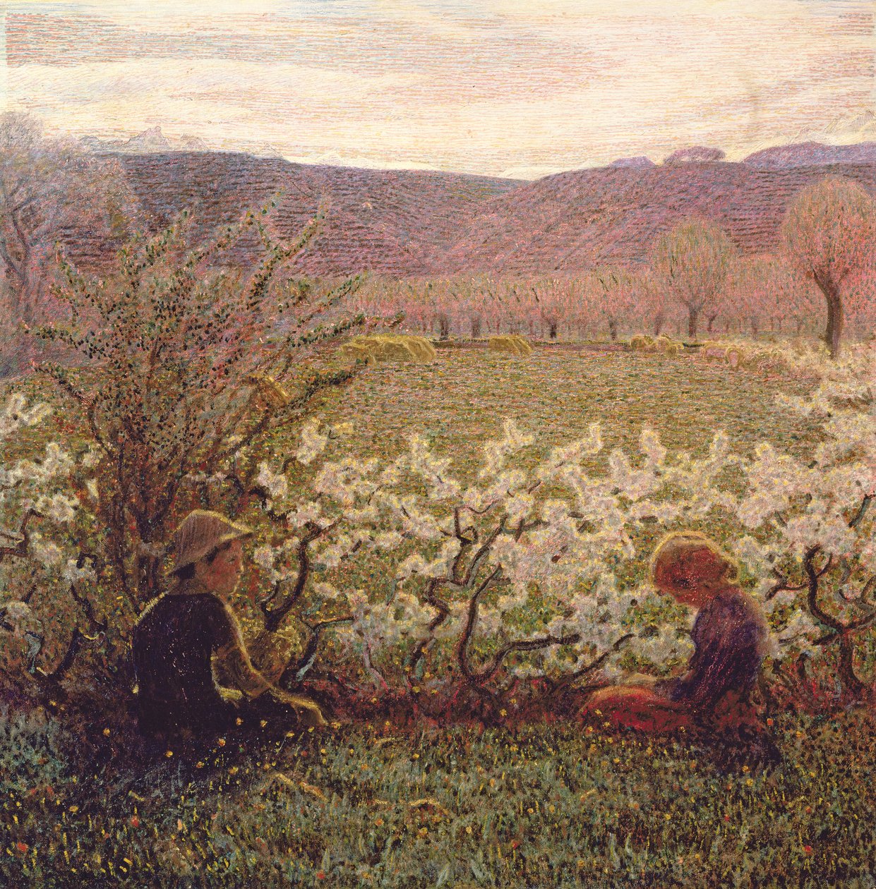 Prado florido de Giuseppe Pellizza da Volpedo