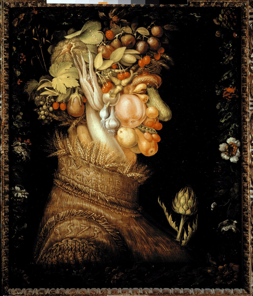 Verão (óleo sobre tela de Giuseppe Arcimboldo