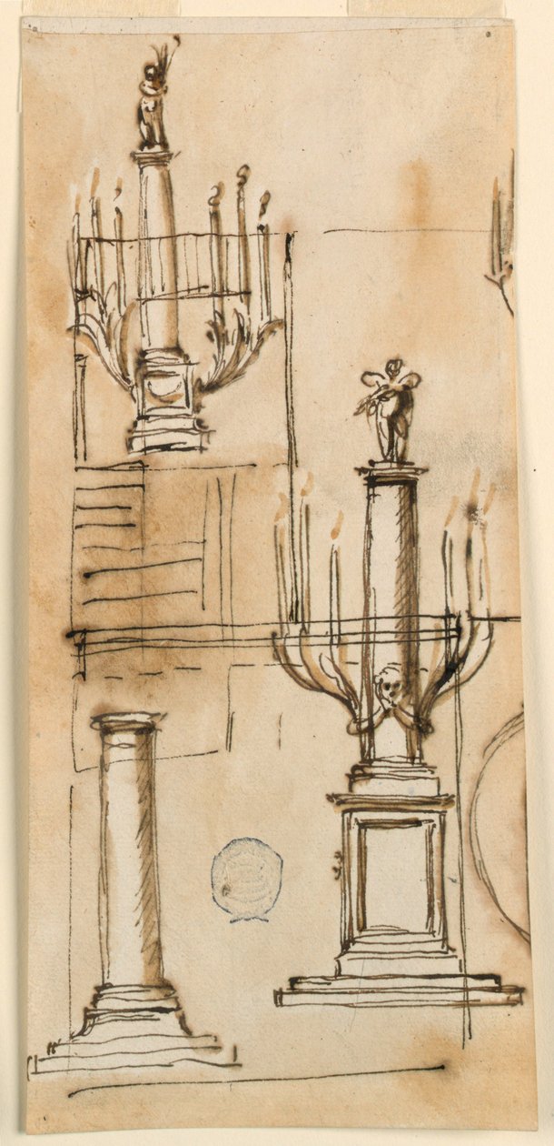 Castiçais de Giuseppe Barberi