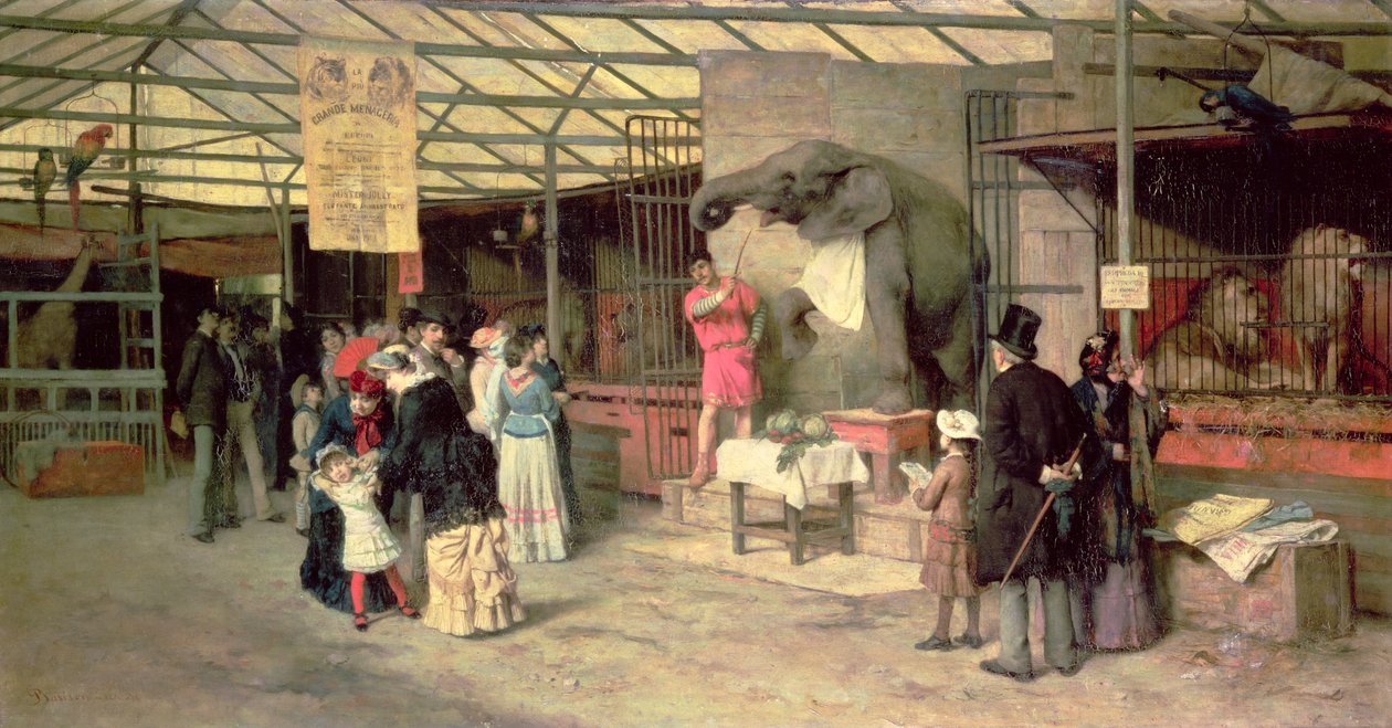 No zoológico de Giuseppe Barison