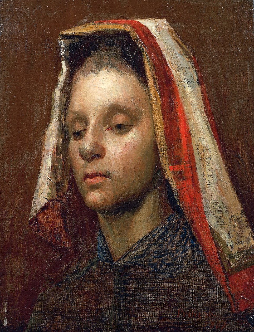A esfinge de Giuseppe Pellizza da Volpedo
