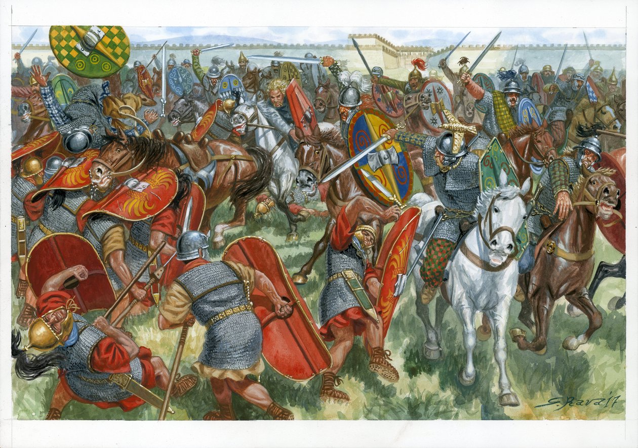 A Batalha de Gergóvia de Giuseppe Rava