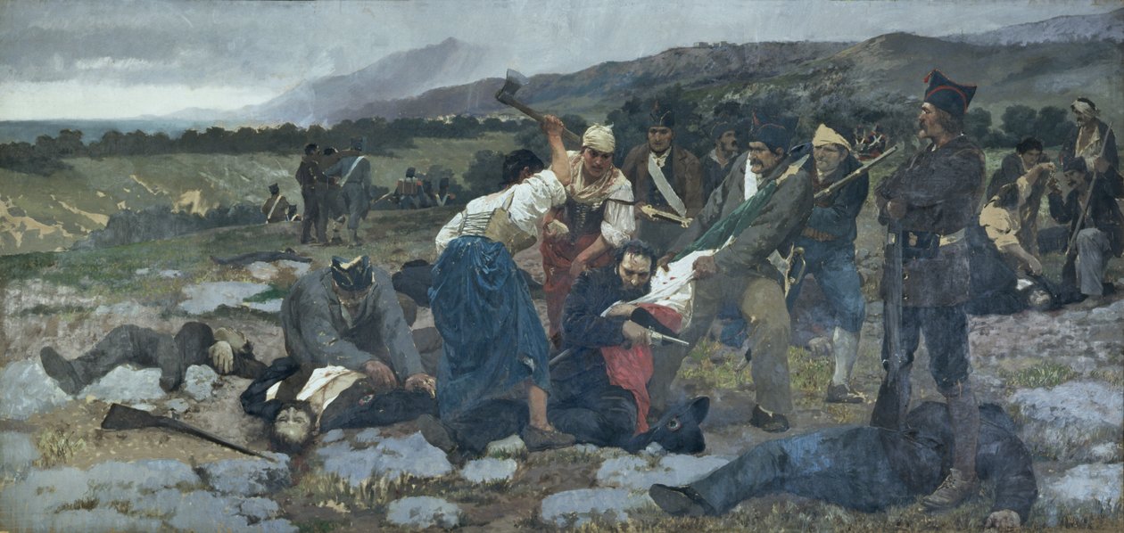 A morte de Carlo Pisacane de Giuseppe Sciuti