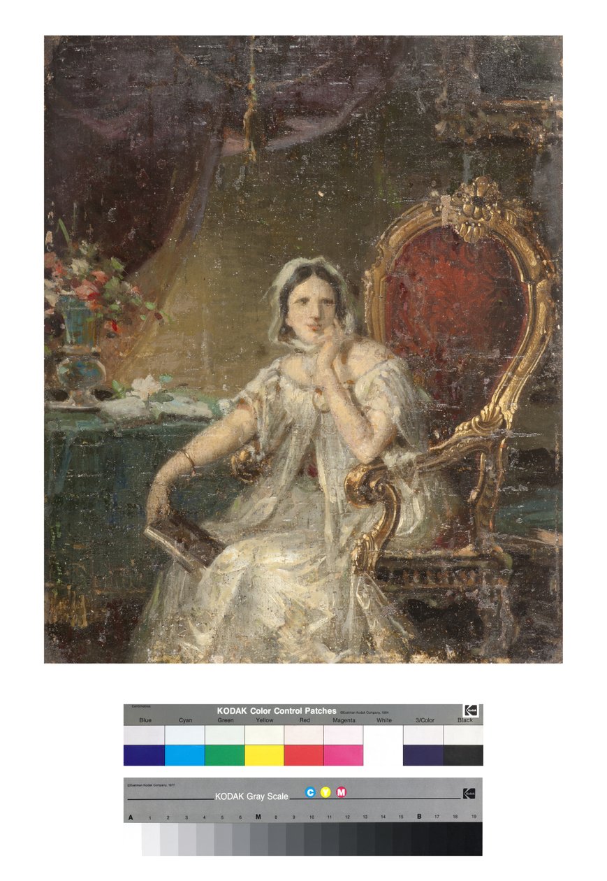 Retrato de uma mulher de Giuseppe Tominz