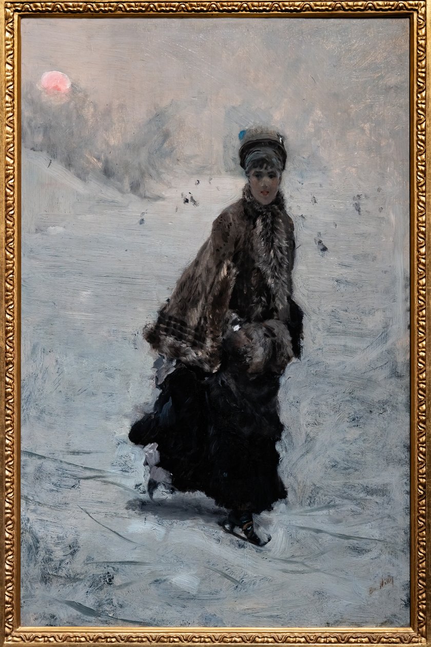 O Patinador de Giuseppe or Joseph de Nittis