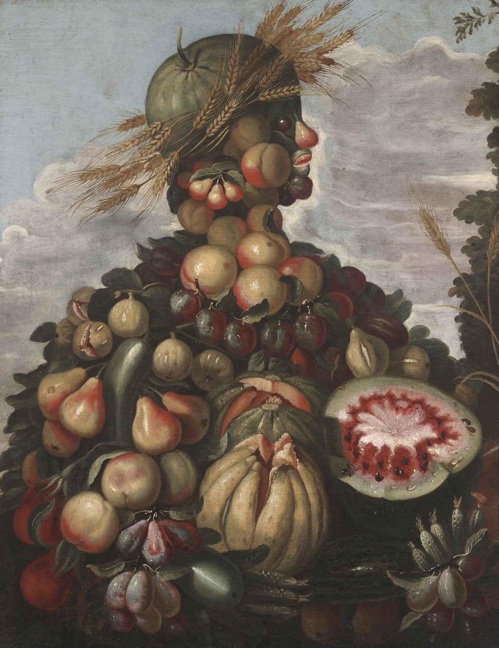 Outono, c.1580-1600 de Giuseppe style of Arcimboldo