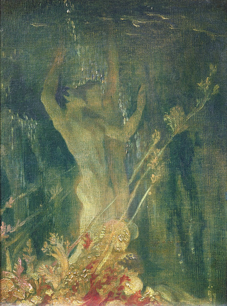 Sob o mar, c.1915 de Glyn Warren Philpot
