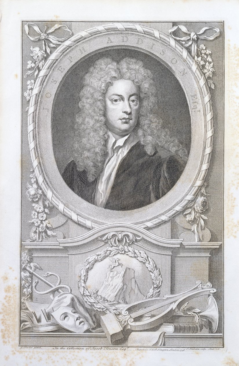 Joseph Addison, 1748 de Godfrey Kneller