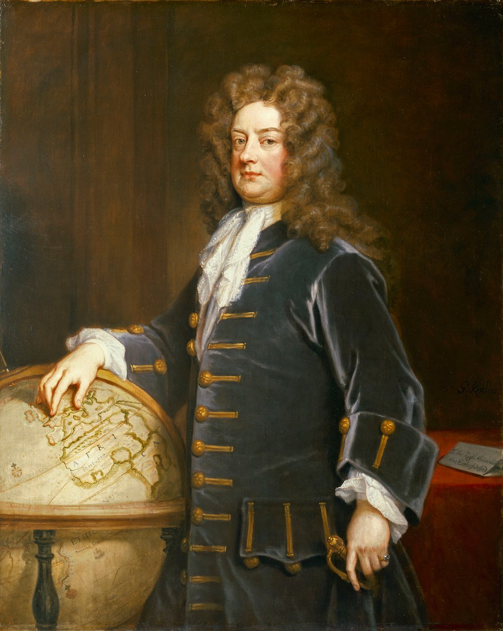 Almirante Edward Russell de Godfrey Kneller