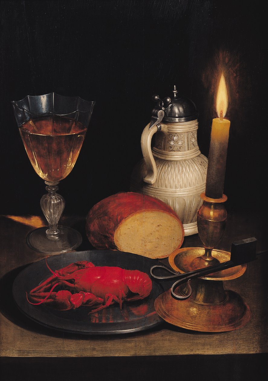 Ainda vida, c.1630-35 de Gotthardt von Wedig