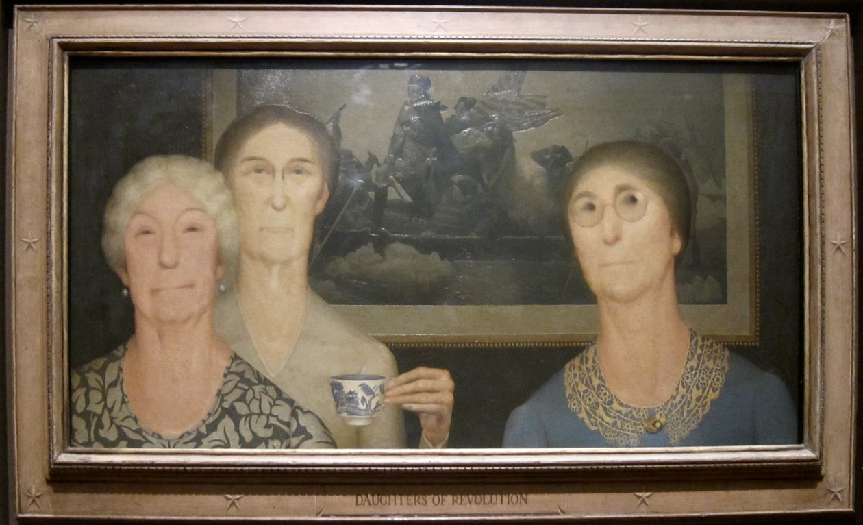 Filhas da Revolução de Grant Wood