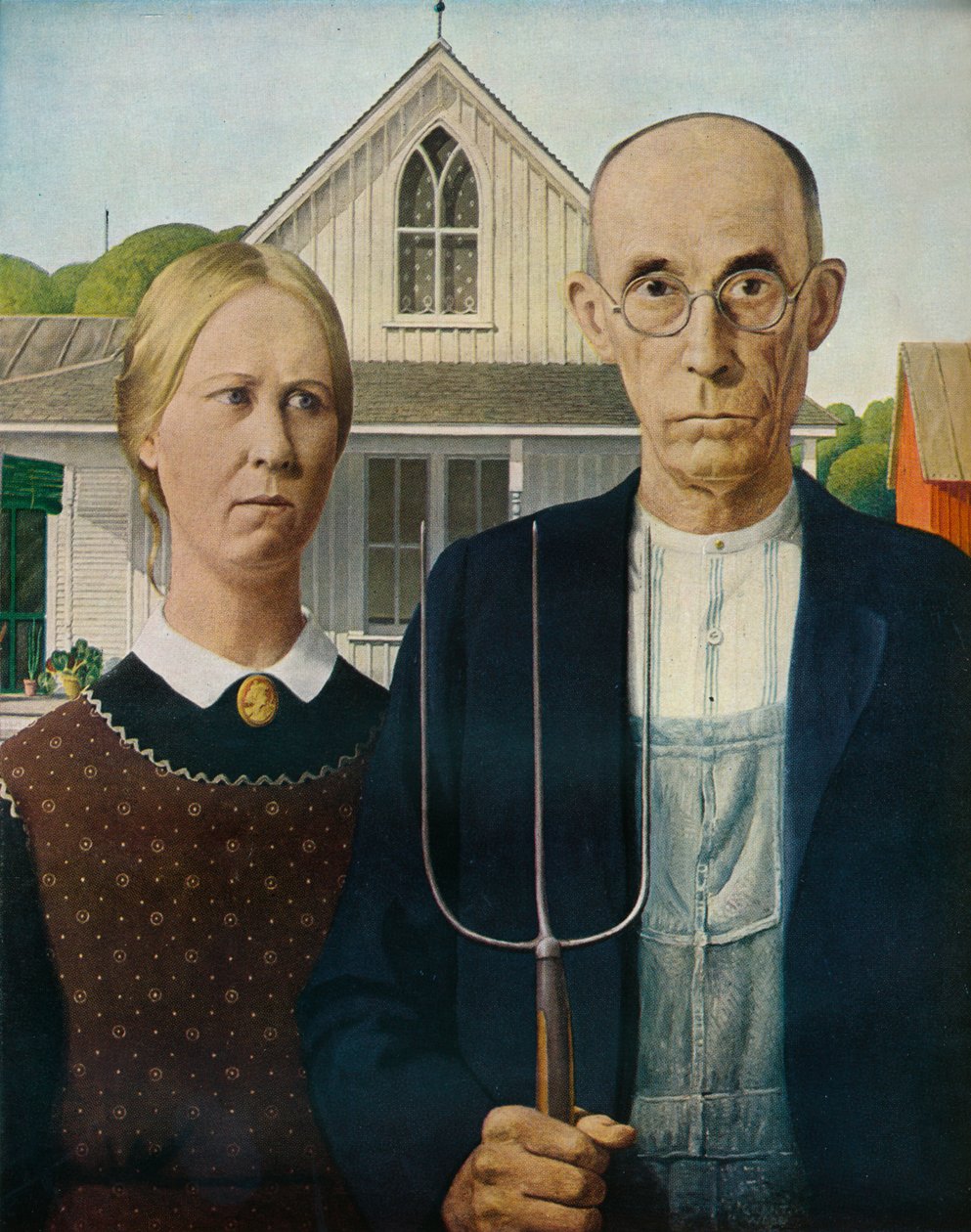 Gótico americano, 1930 de Grant Wood