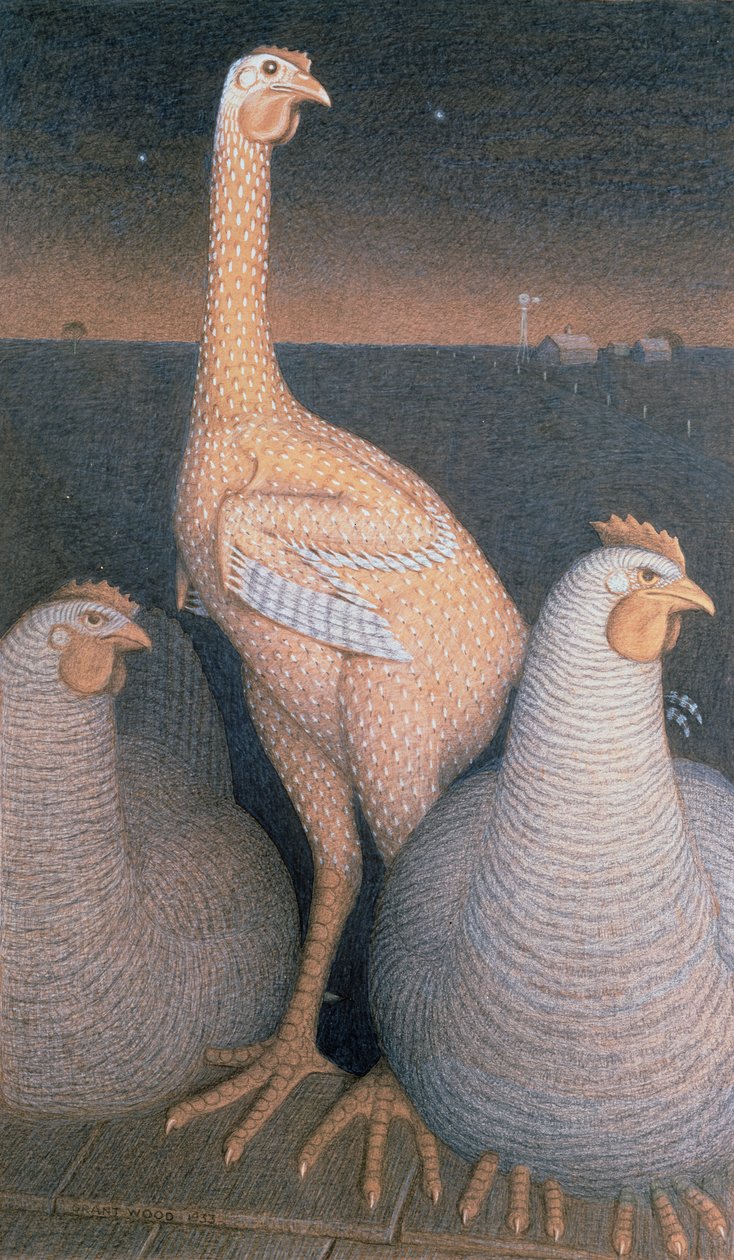 Adolescência, 1933 de Grant Wood