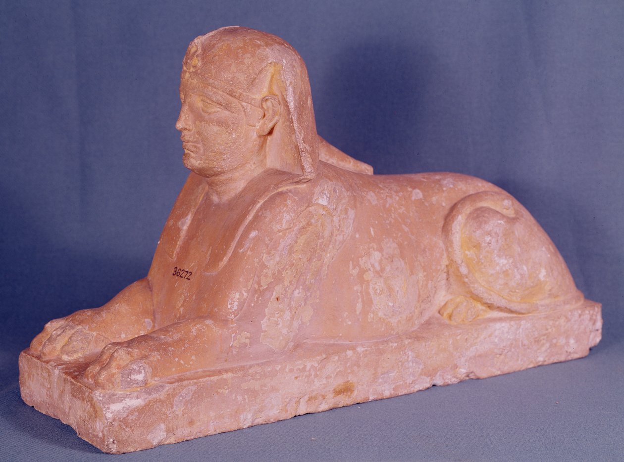 Esfinge (calcário) de Greco Roman