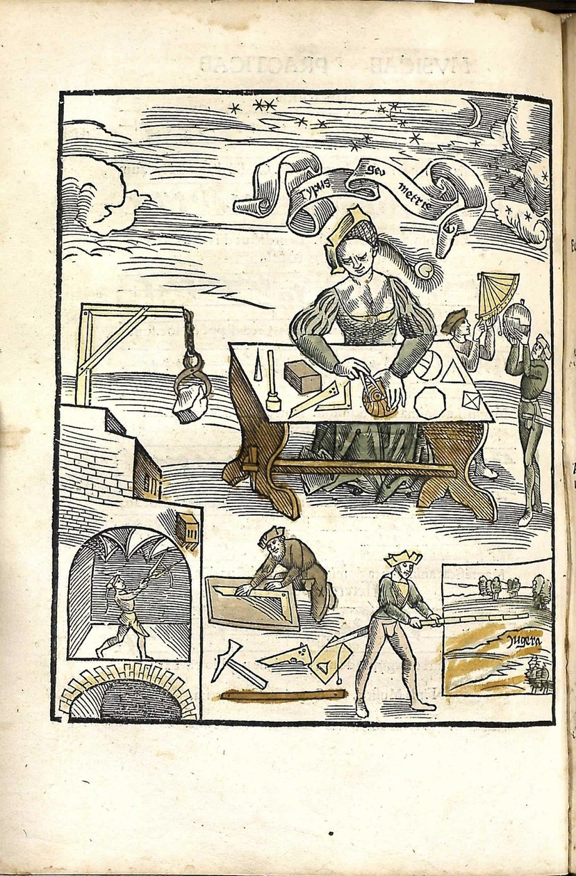 pérola Ex. Geometria de 1504 de Gregor Reisch