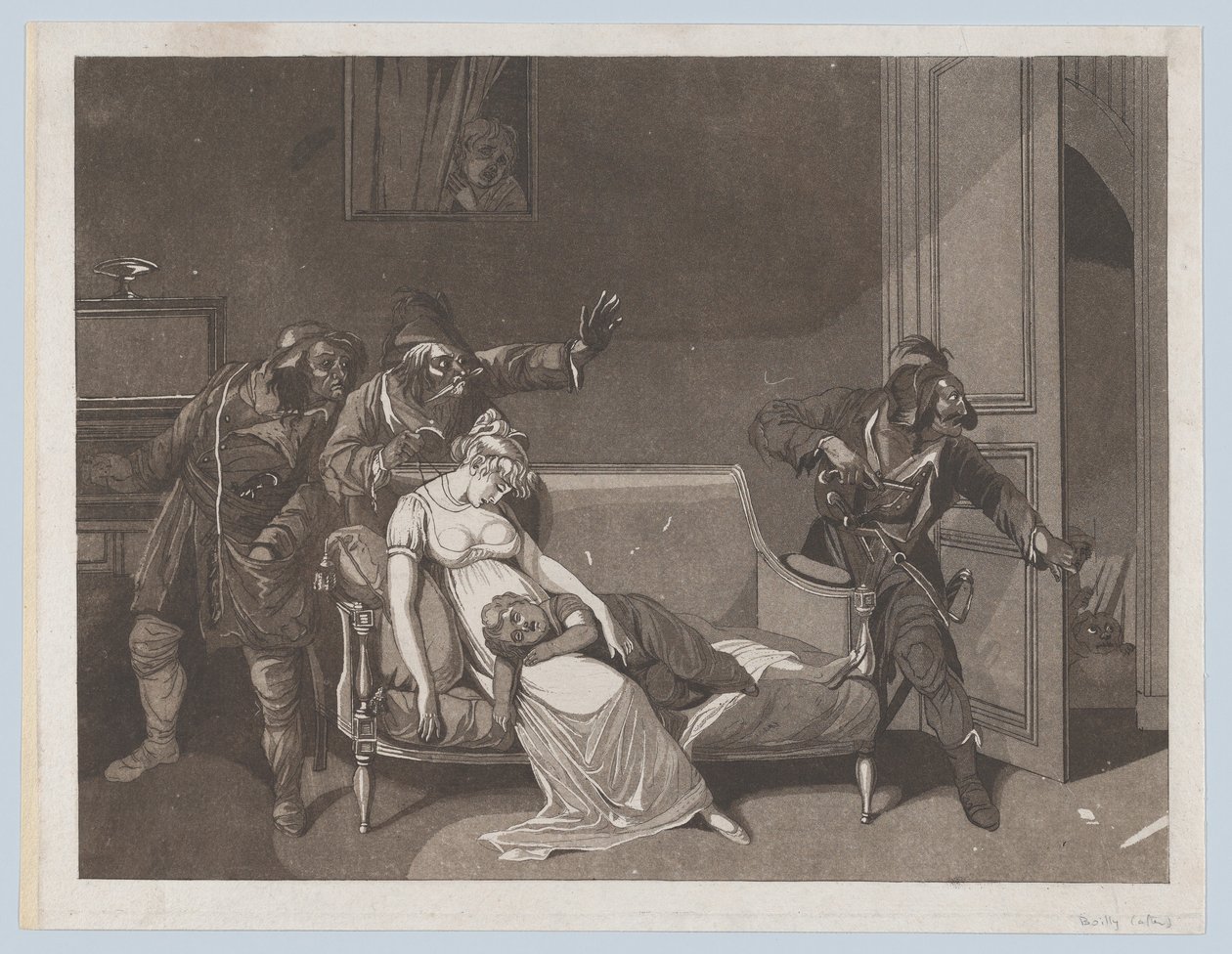 Primeira Cena de Ladrões, ca. 1805. de Gror