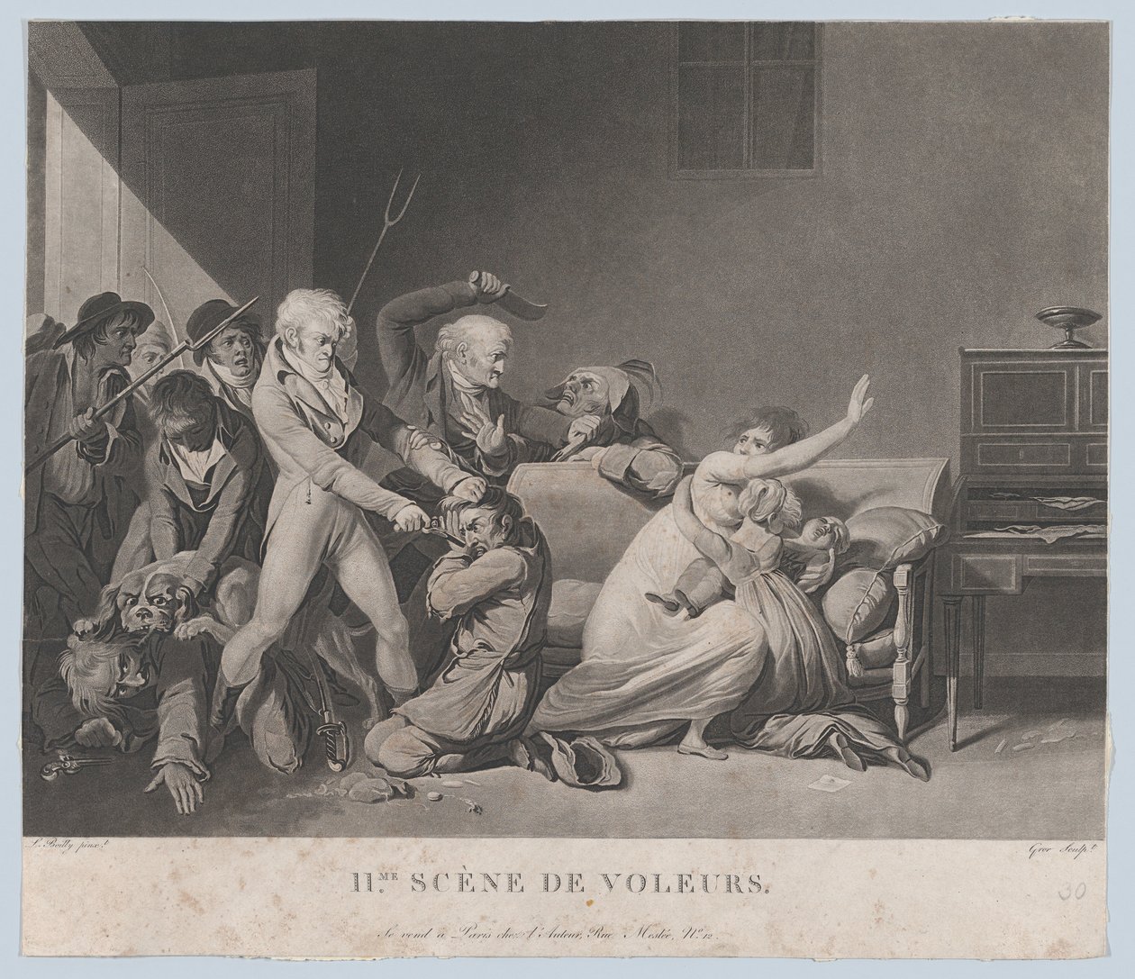 Segunda Cena de Ladrões, ca. 1805. de Gror