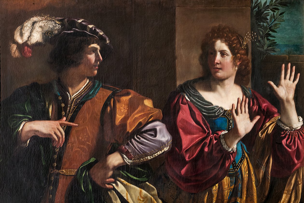 Amnon e Tamar de Guercino