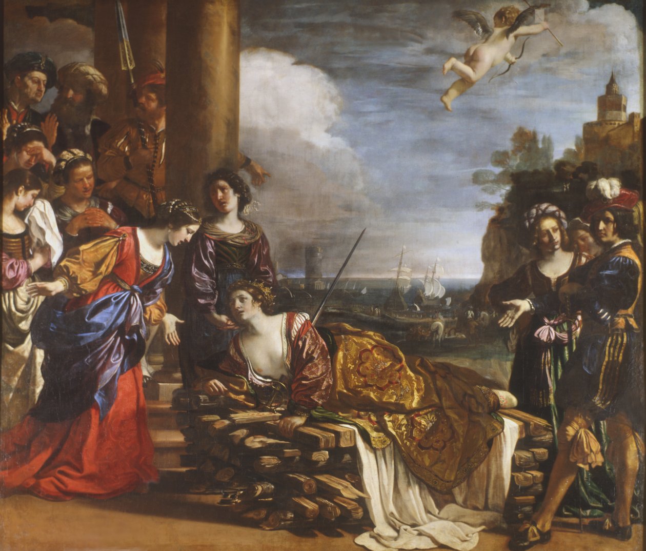 A morte de Dido de Guercino