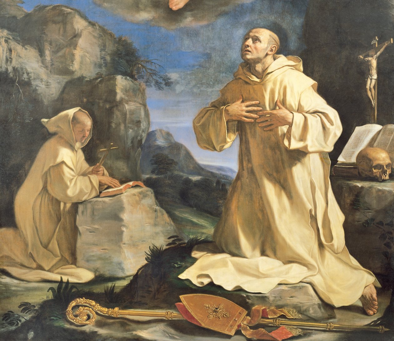 A visão de São Bruno de Guercino