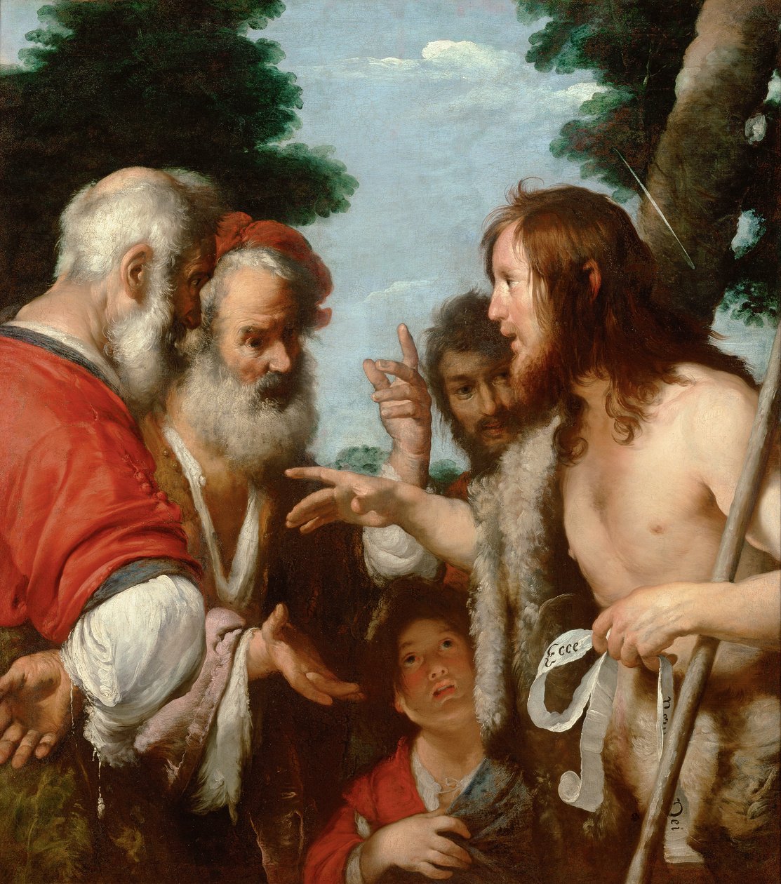 O batismo de Cristo de Guido Reni