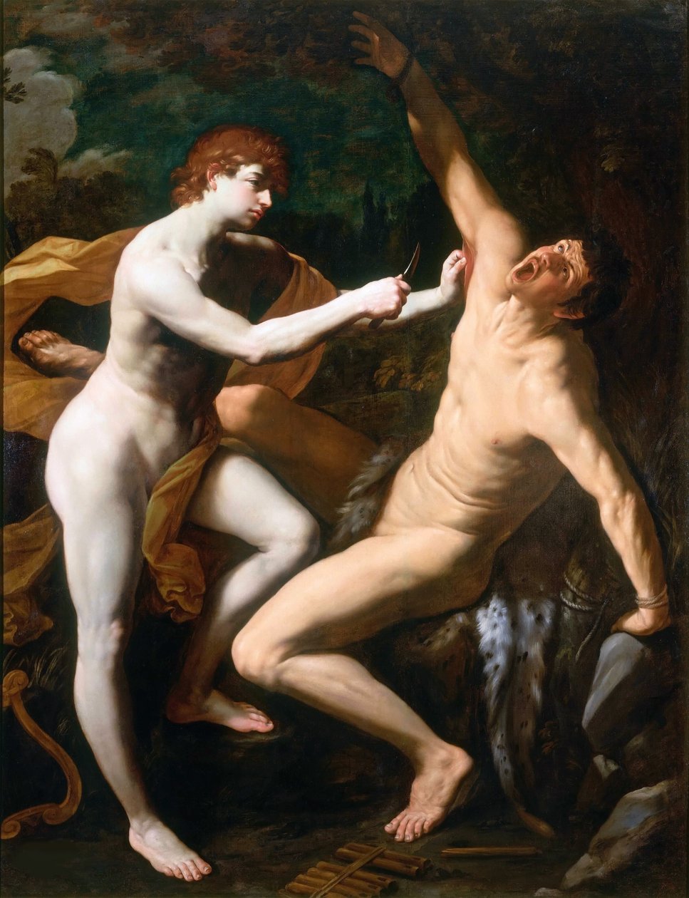 Apolo e Marsyas, ca 1625. de Guido Reni