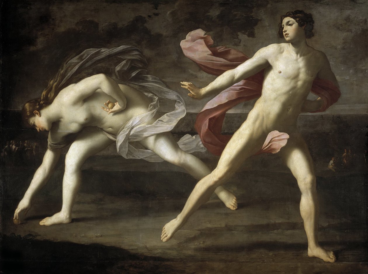 Atalanta e Hipomen, 1618-1619. de Guido Reni