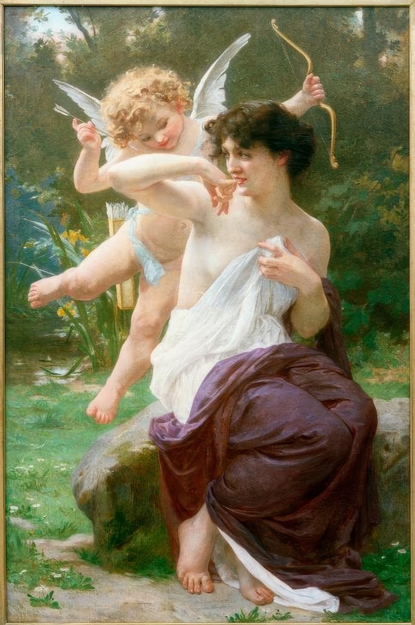 Vénus com Cupido de Guillaume Seignac