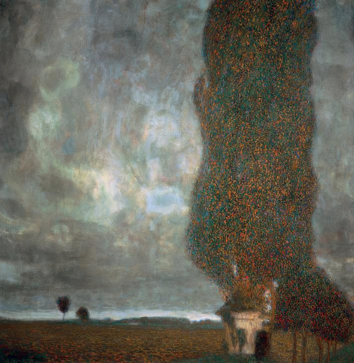 O grande álamo II de Gustav Klimt