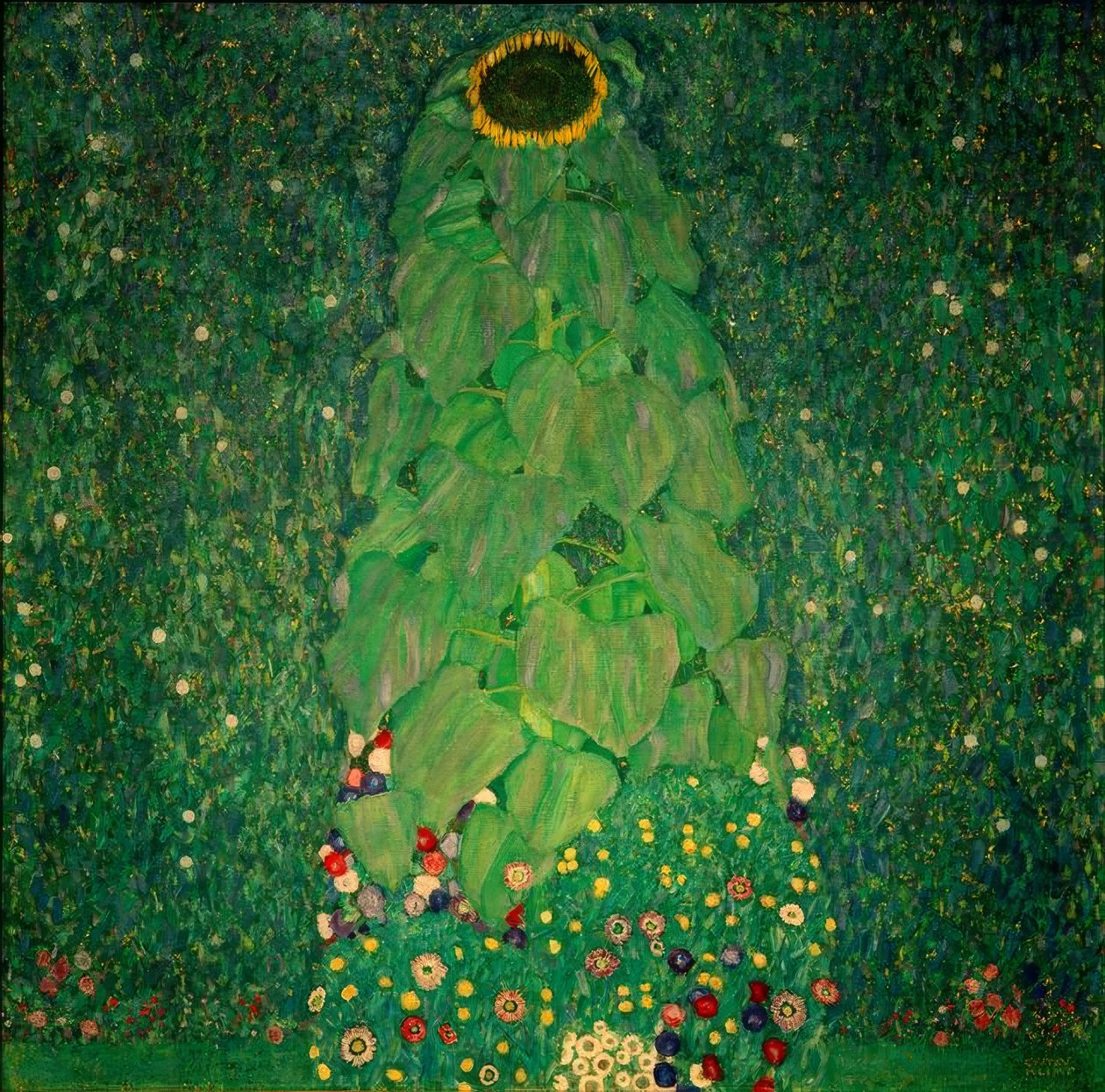 O girassol de Gustav Klimt