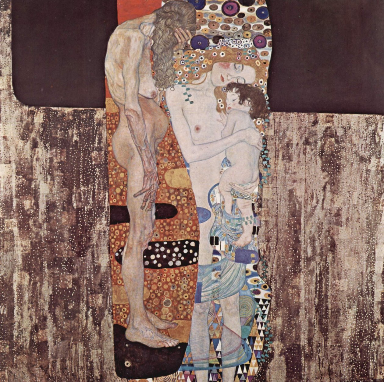 As três idades da mulher de Gustav Klimt