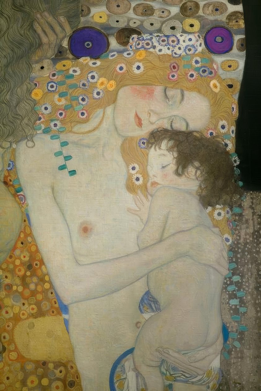 As três idades da mulher de Gustav Klimt