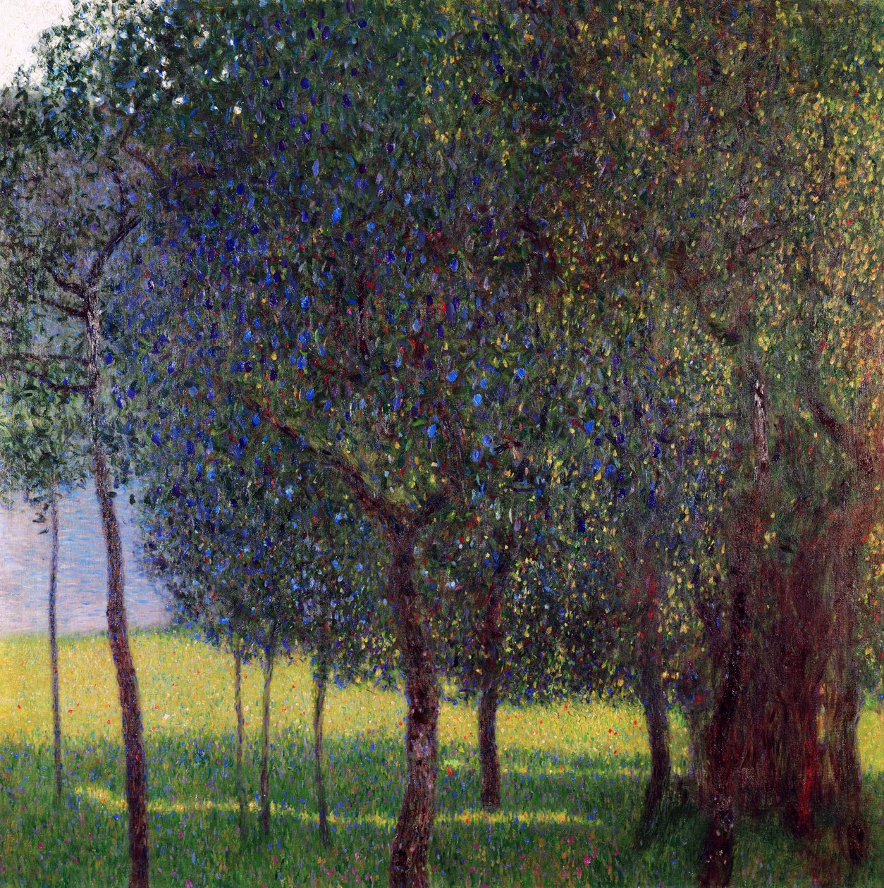 Árvores frutíferas, 1901 de Gustav Klimt