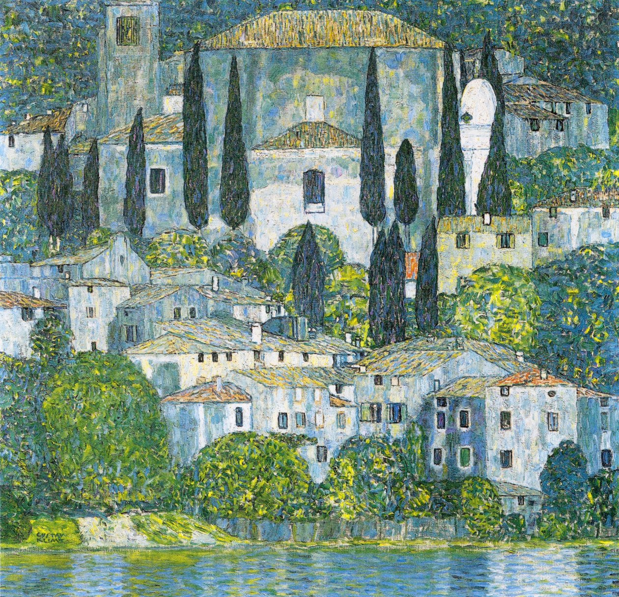 Igreja em Cassone de Gustav Klimt