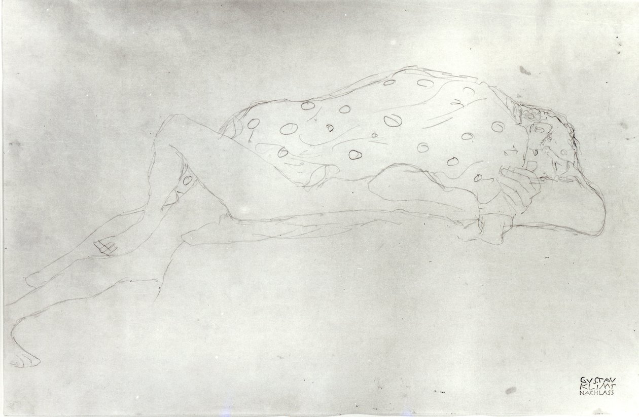Amantes, c.1913 de Gustav Klimt