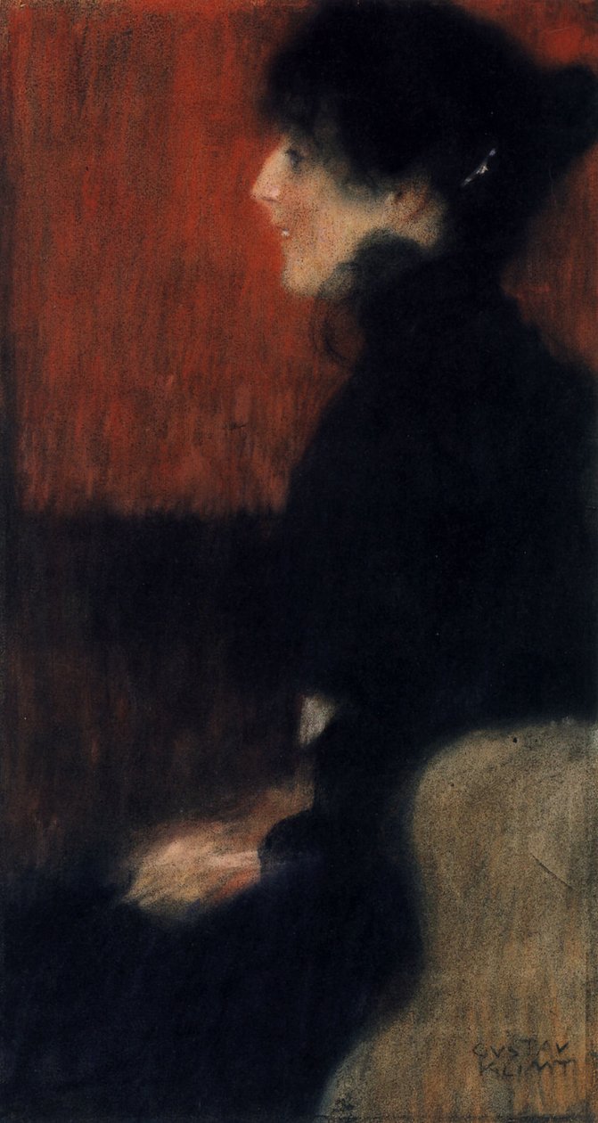 Retrato de uma senhora de Gustav Klimt