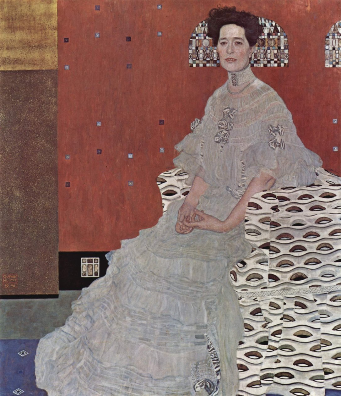 Retrato de Fritza Riedler de Gustav Klimt