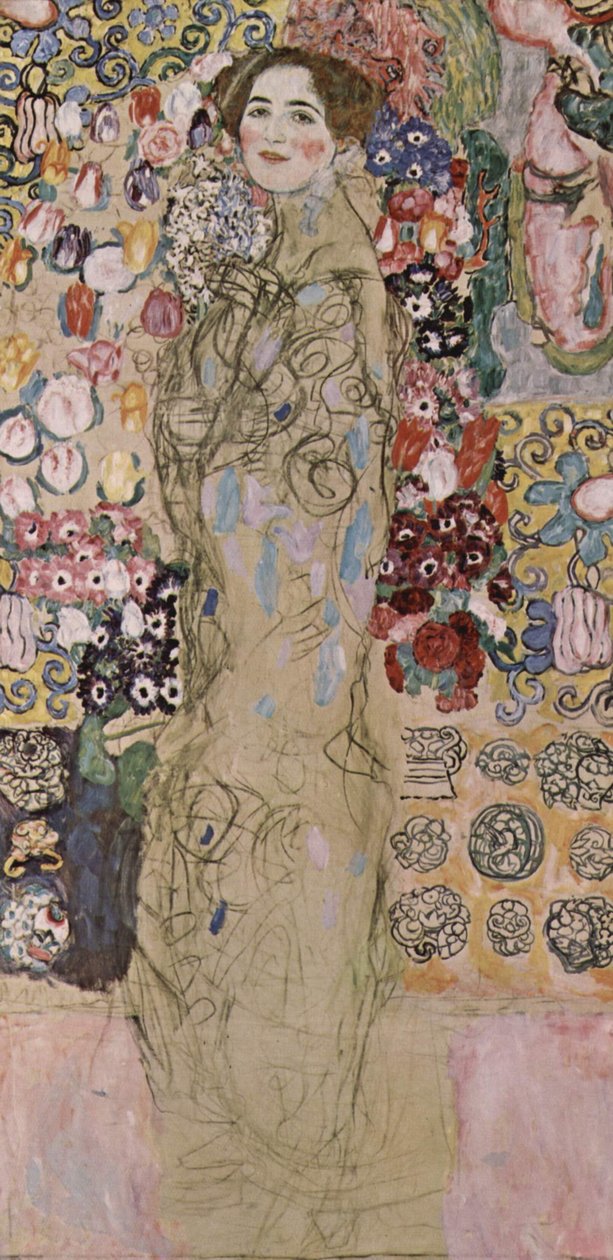 Retrato de Maria Munk de Gustav Klimt