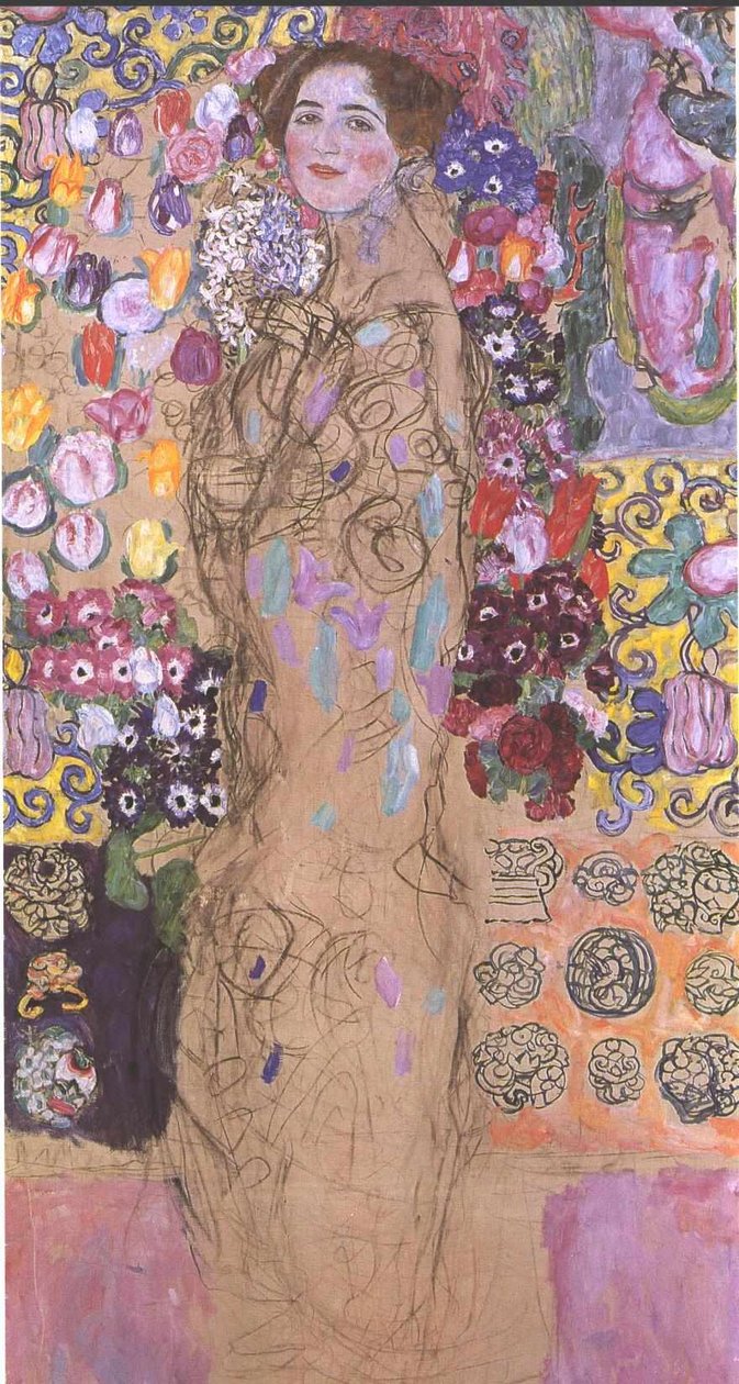 Retrato de Maria Munk de Gustav Klimt