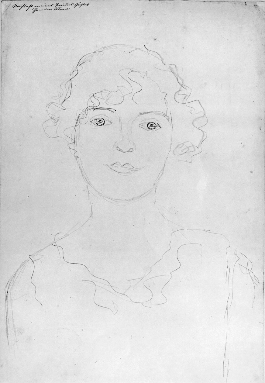 Retrato de uma mulher, 1916 de Gustav Klimt