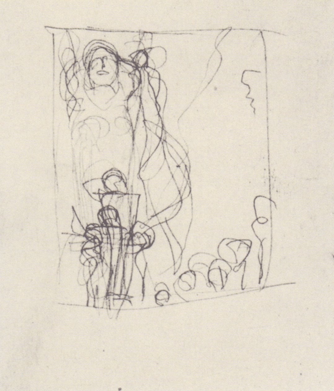 Esboço para jurisprudência de Gustav Klimt