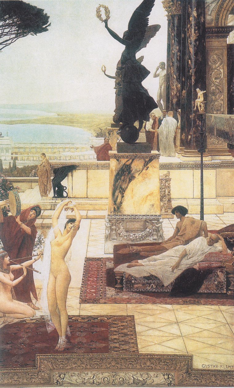 Teatro em Taormina de Gustav Klimt