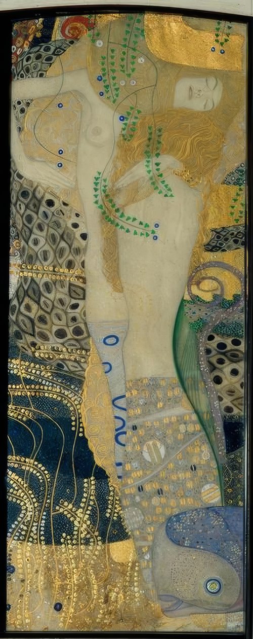 Cobras de água I de Gustav Klimt