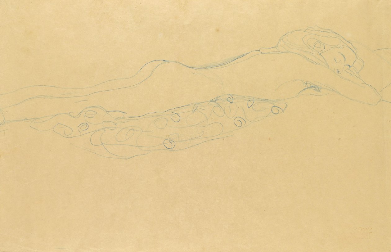 Cobras de água II de Gustav Klimt
