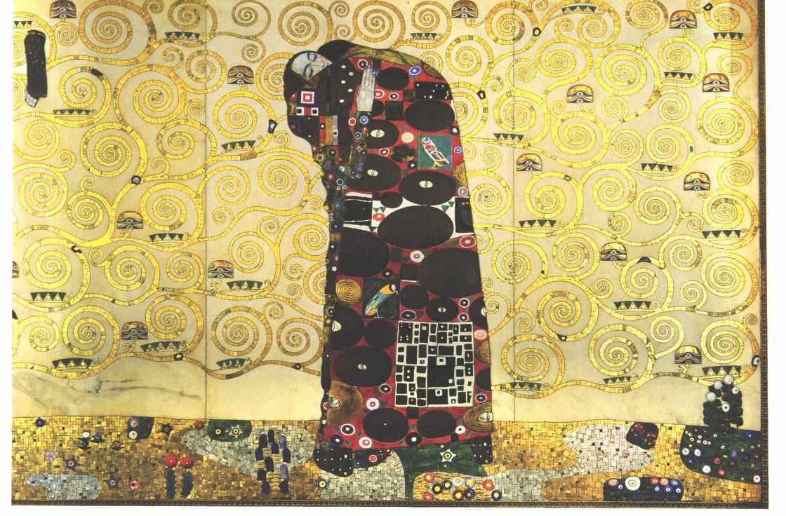 Arte finala para Stocletfries - abraço de Gustav Klimt