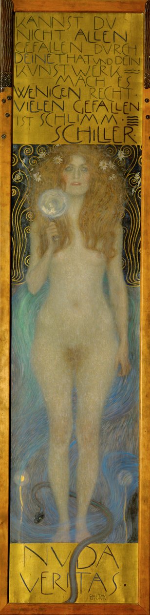 Nudez Veritas de Gustav Klimt