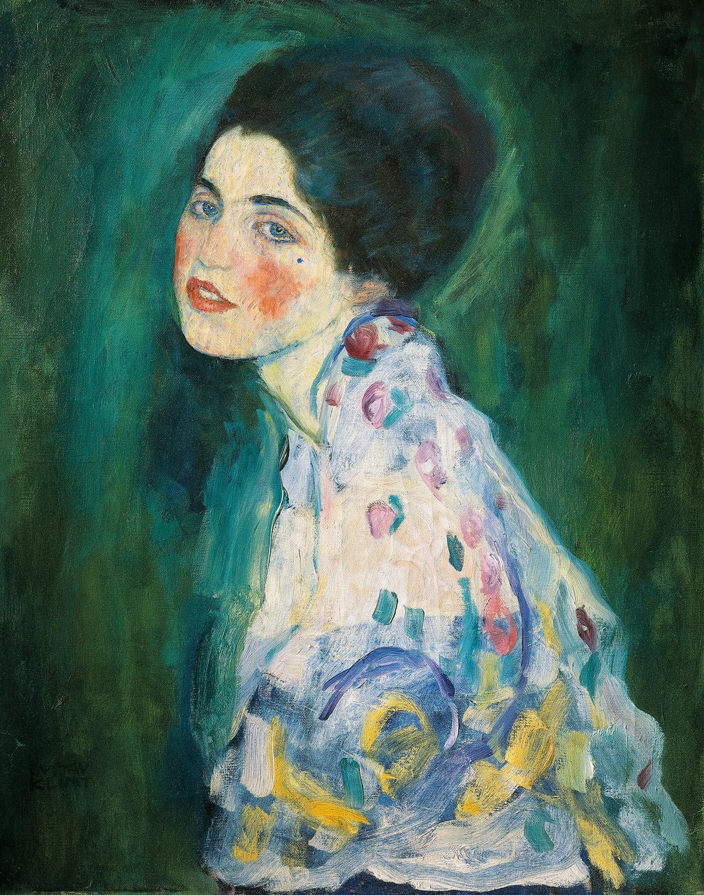 Retrato de uma jovem mulher de Gustav Klimt